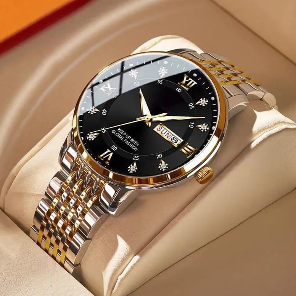 Men's Luxury Waterproof Stainless Steel Quartz Watch