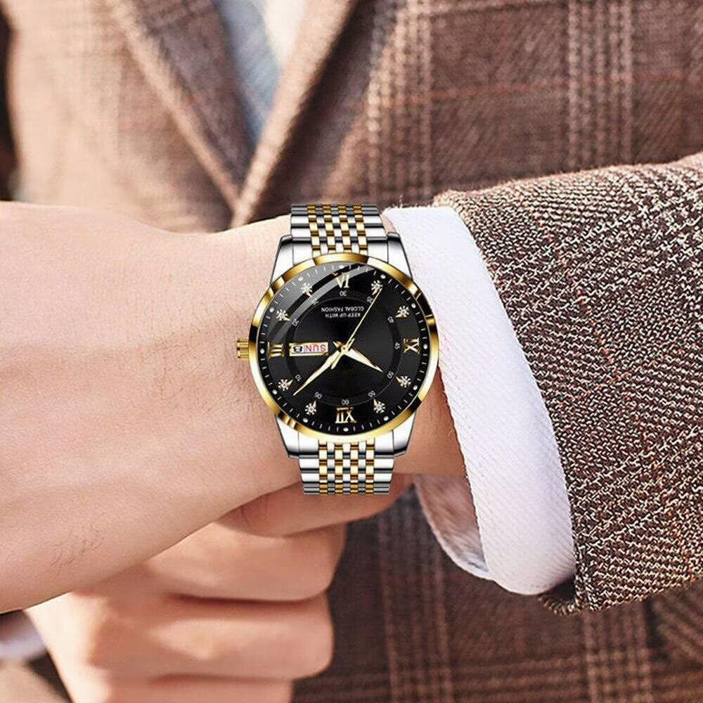 Men's Luxury Waterproof Stainless Steel Quartz Watch