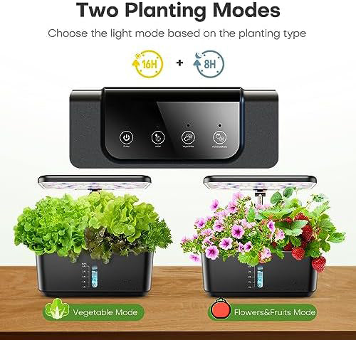 Indoor hydroponics growing system, ideal for herbs, vegetables, and lettuce