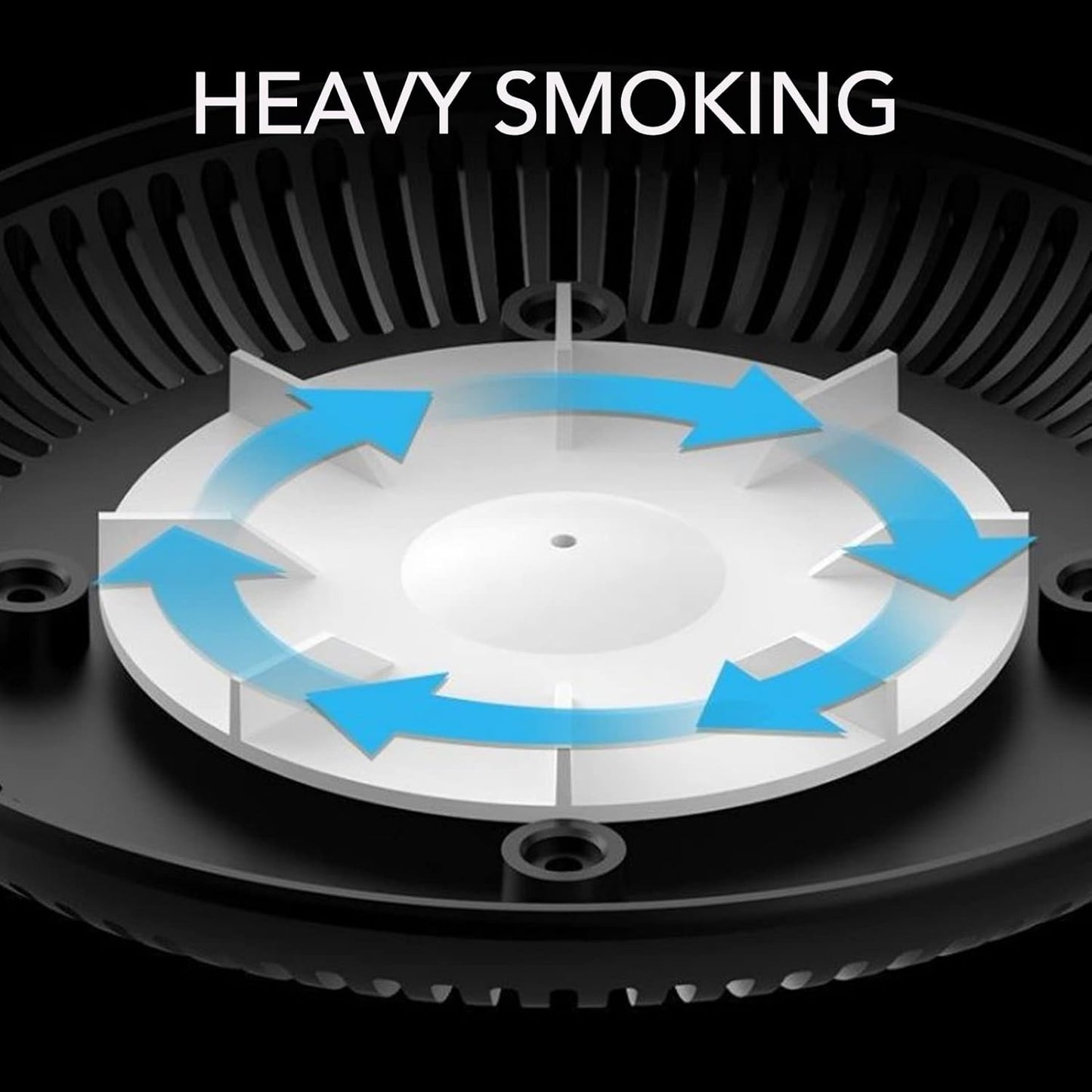 Smart Self-Extinguishing Ashtray & Air Purifier, 2-in-1 Smokeless Ashtray