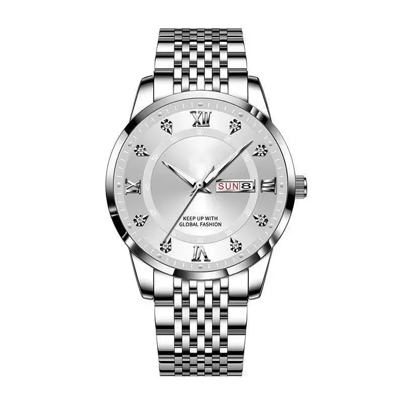 Men's Luxury Waterproof Stainless Steel Quartz Watch